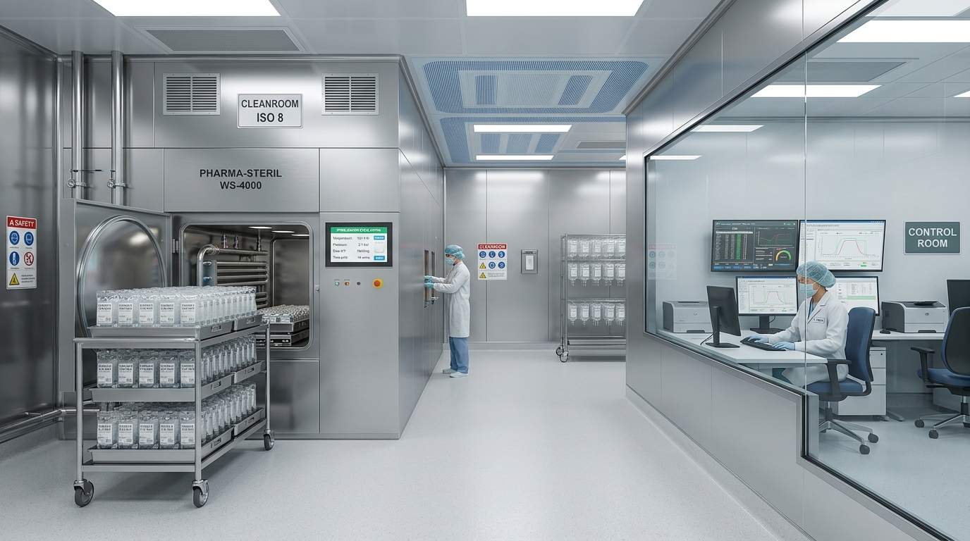 Terminal Sterilization Autoclave 3D